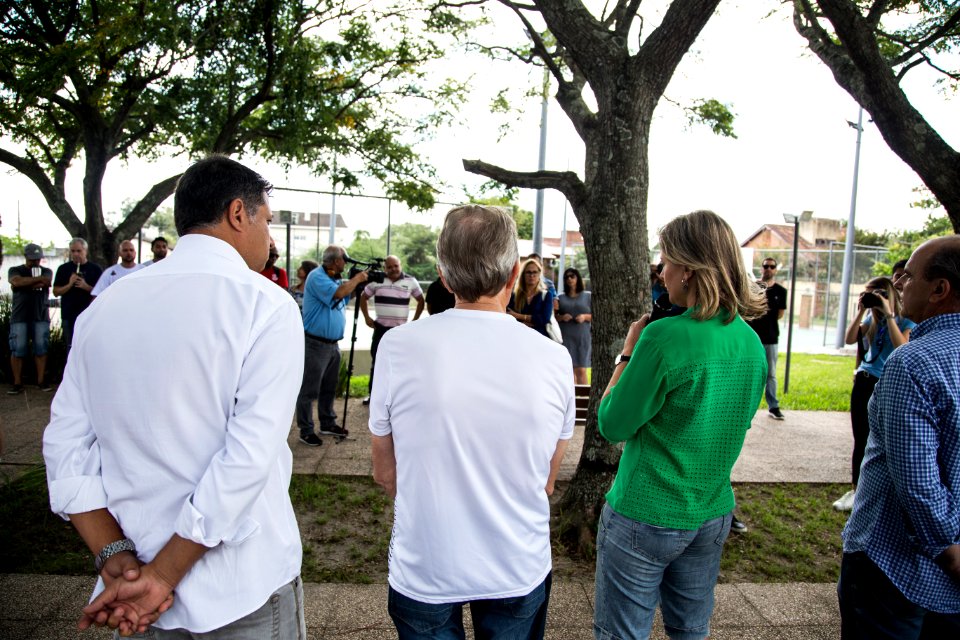 10.03.2018 - Prefeita Paula Mascarenhas e o vice Idemar Barz realizam entrega da revitalização da Praça Modelo - Foto: Gustavo Vara