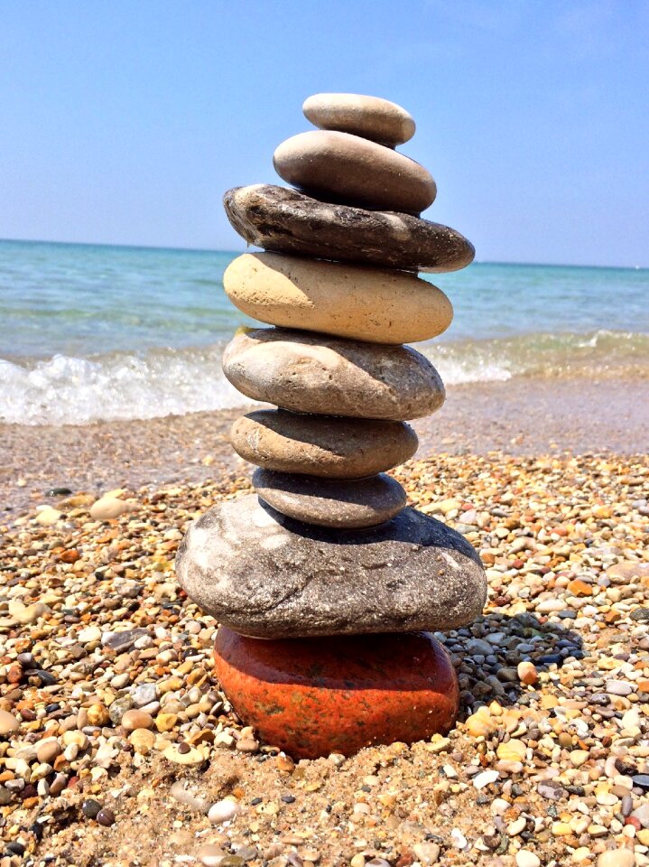 Stacked balance brown balance