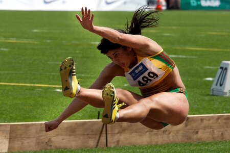 Sport long jump junior gala mannheim