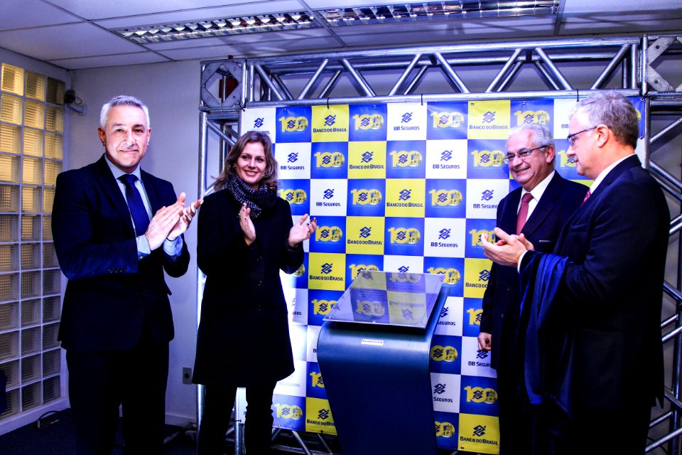 24.07.2018 - Prefeita Paula Mascarenhas participa dos 100 anos do Banco do Brasil em Pelotas - Fotos: Gustavo Vara