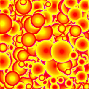 Bubbles with light