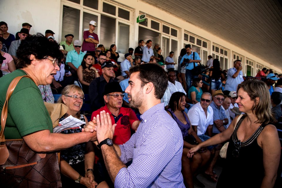 08.04.2018 - Prefeita Paula Mascarenhas e o vice Idemar Barz participam do 81º GP Princesa do Sul de Turfe em homenagem à prefeita municipal - Foto: Gustavo Vara