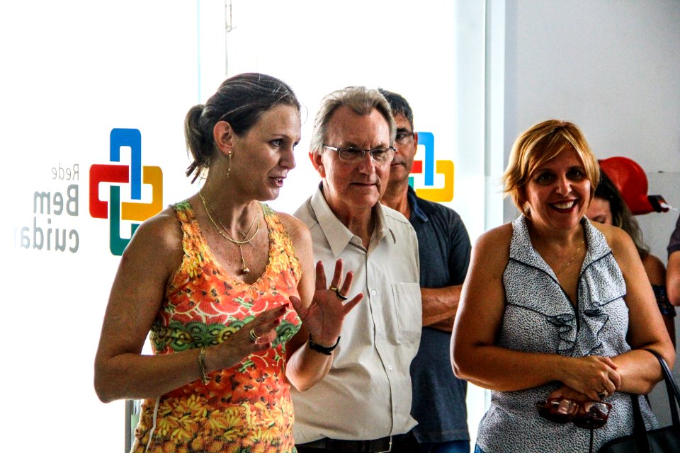 28.12.2017 - Prefeita Paula Mascarenhas em visita à UBS Sanga Funda - Rede Bem Cuidar