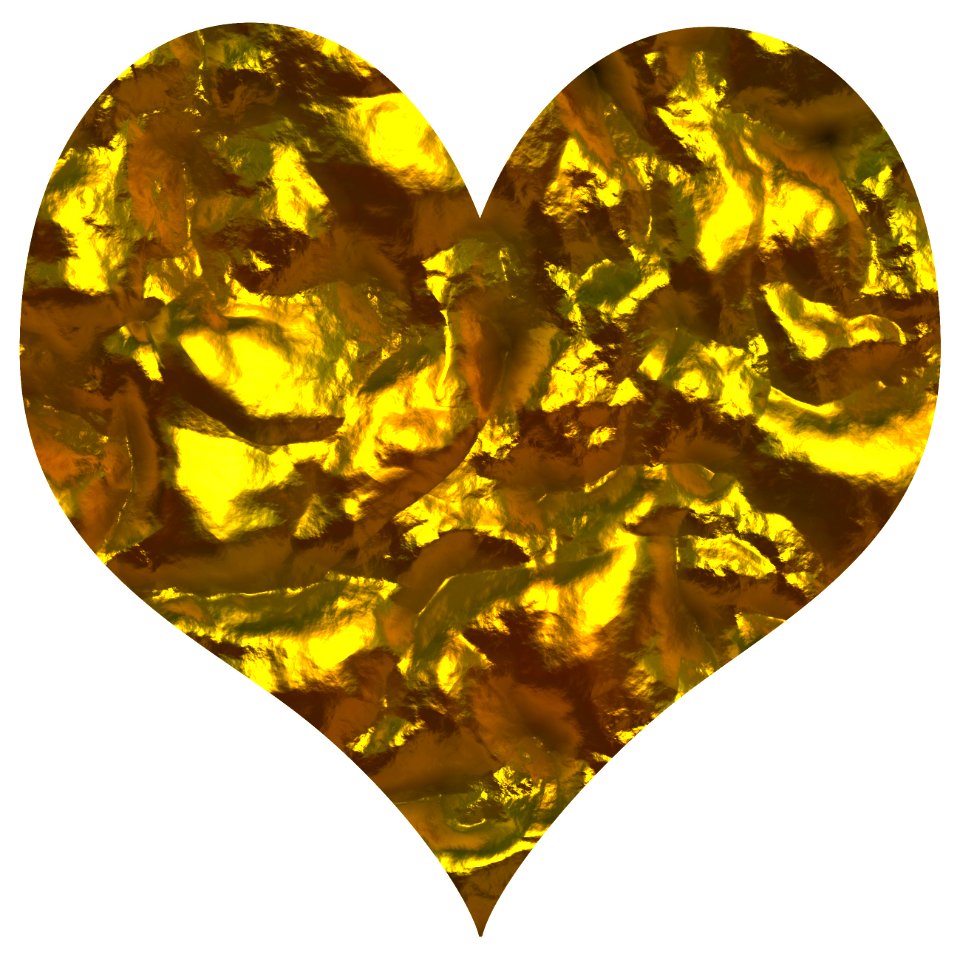 Metallic heart
