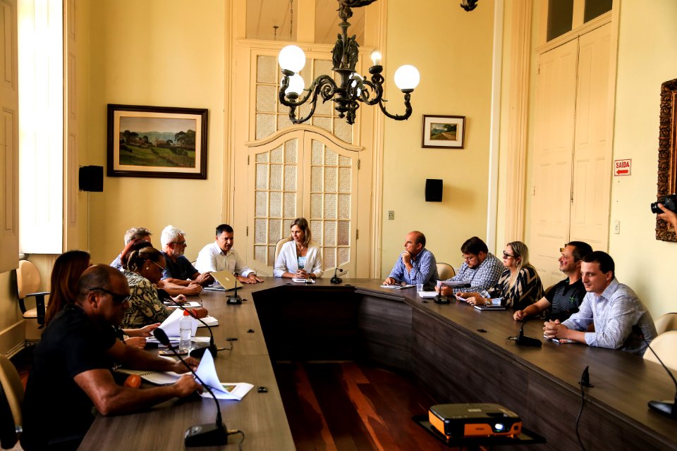 26.02.2018 -   Prefeita Paula Mascarenhas em reunião sobre o projeto TAMPART   - Foto: Gustavo Vara