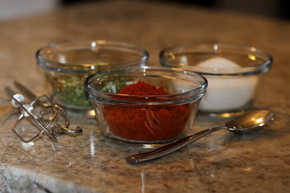 Spices and herbs fresh cuisine