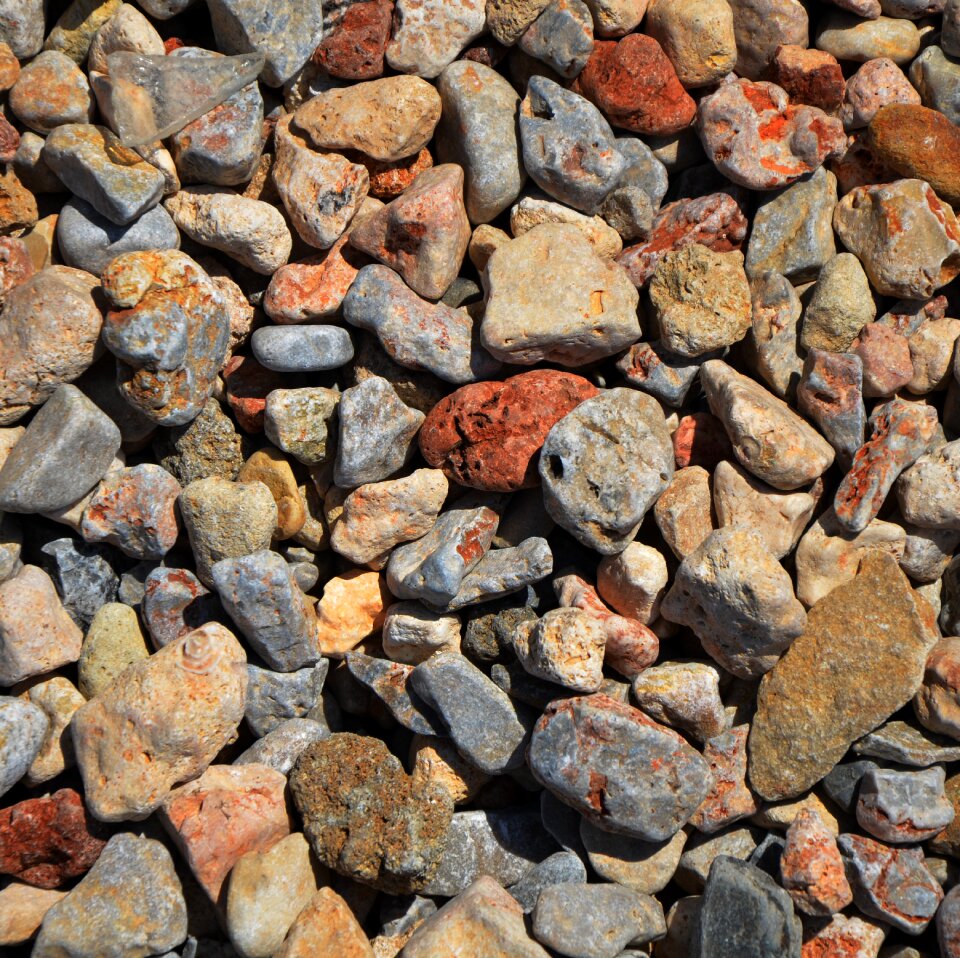 Pebbles beach summer photo