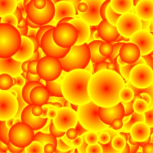 Bubbles with light