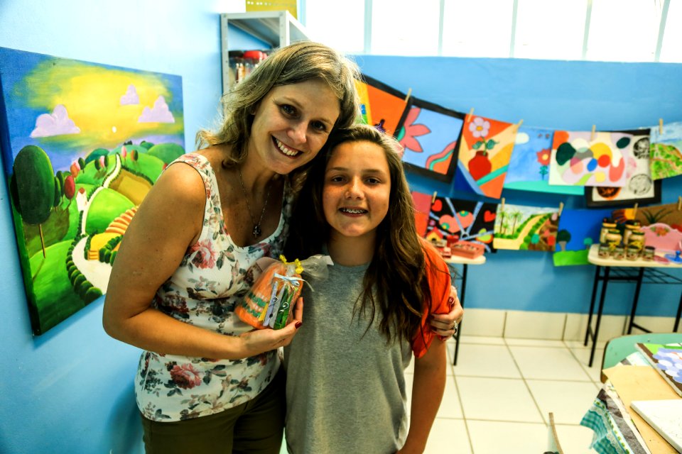 13.12.2017 - Prefeita Paula Mascarenhas durante entrega de laboratório Khan Academy na EMEF Dom Francisco de Campos Barreto