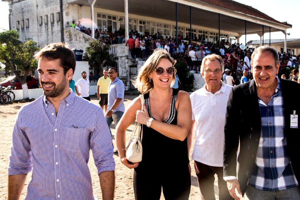 08.04.2018 - Prefeita Paula Mascarenhas e o vice Idemar Barz participam do 81º GP Princesa do Sul de Turfe em homenagem à prefeita municipal - Foto: Gustavo Vara