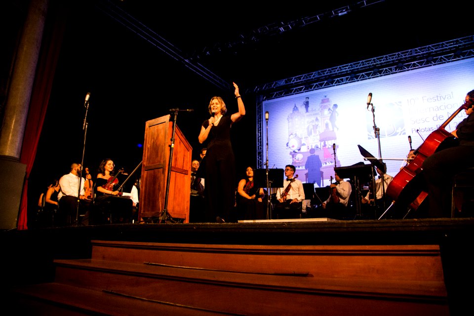 20.01.2020 - Abertura do Festival Internacional Sesc de Música, com a apresentação da Orquestra Jovem Sesc Pará - Foto: Gustavo Vara