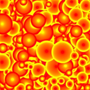 Bubbles with light