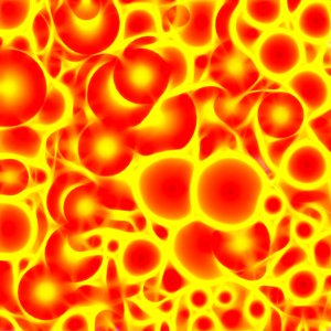 Bubbles with light