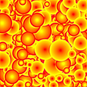 Bubbles with light