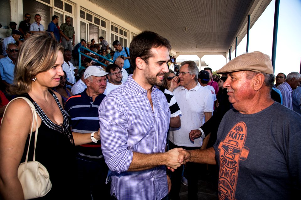 08.04.2018 - Prefeita Paula Mascarenhas e o vice Idemar Barz participam do 81º GP Princesa do Sul de Turfe em homenagem à prefeita municipal - Foto: Gustavo Vara