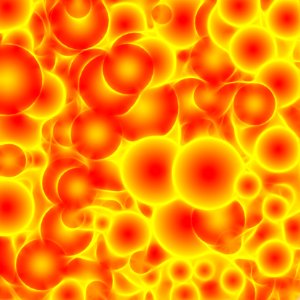 Bubbles with light