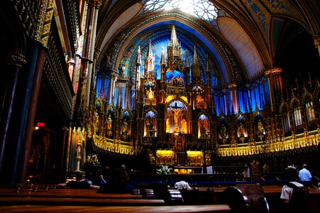 Church notre-dame montreal photo