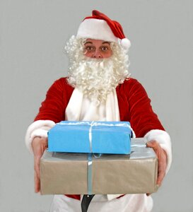 Nicholas santa claus gifts photo