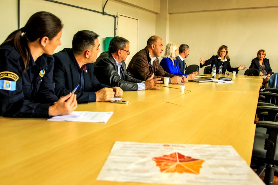 24.10.2017 - Prefeita Paula Mascarenhas em reunião do Comitê Integrado de Prevenção (CIP)