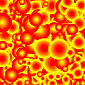 Bubbles with light