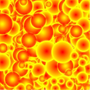 Bubbles with light