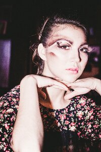 View beauty dark background