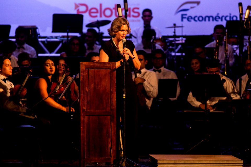 20.01.2020 - Abertura do Festival Internacional Sesc de Música, com a apresentação da Orquestra Jovem Sesc Pará - Foto: Gustavo Vara
