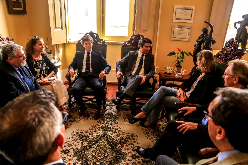 29.11.2017 - Prefeita Paula Mascarenhas e vice Idemar Barz recebem visita de Comitiva de Portugal