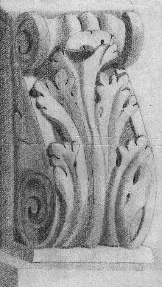 Arabesque curlicue architecture