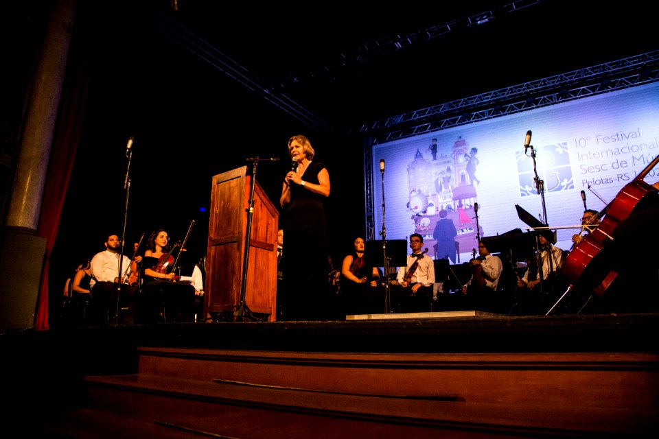 20.01.2020 - Abertura do Festival Internacional Sesc de Música, com a apresentação da Orquestra Jovem Sesc Pará - Foto: Gustavo Vara