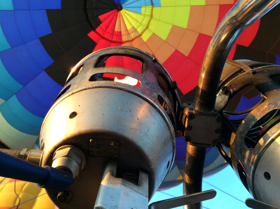 Balloon ascent burners