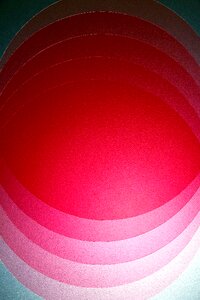 Circle overlapping red photo