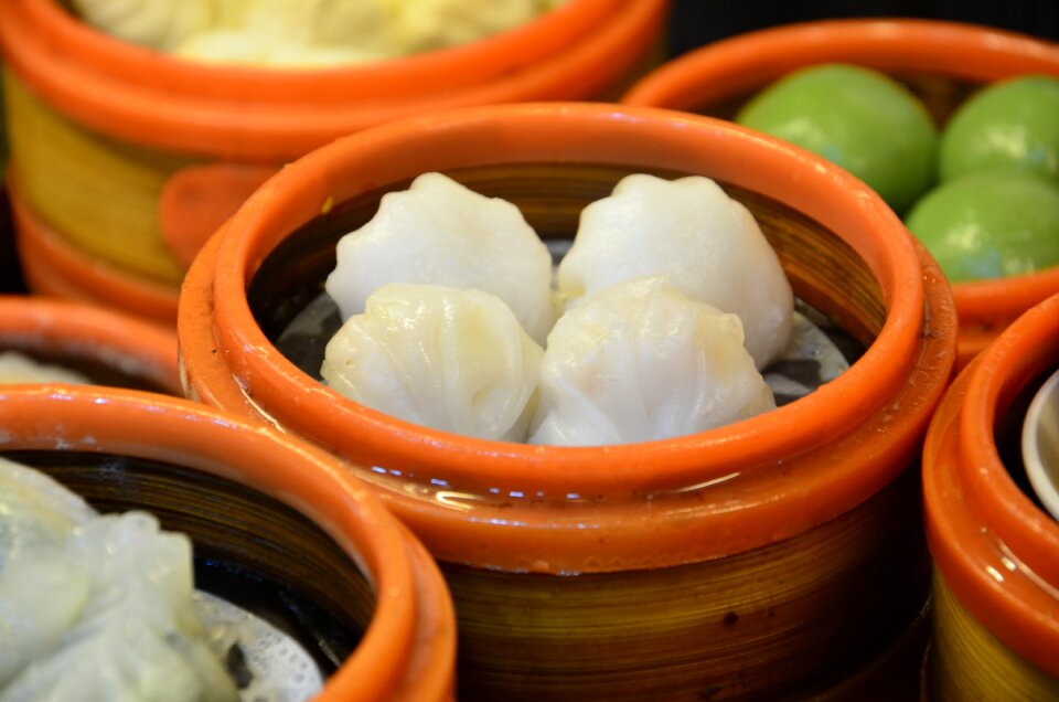 Shrimp dumplings morning tea early