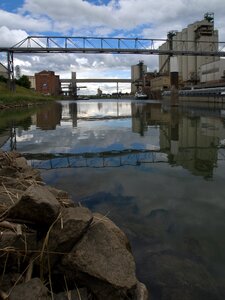 Rhine river industry mannheim