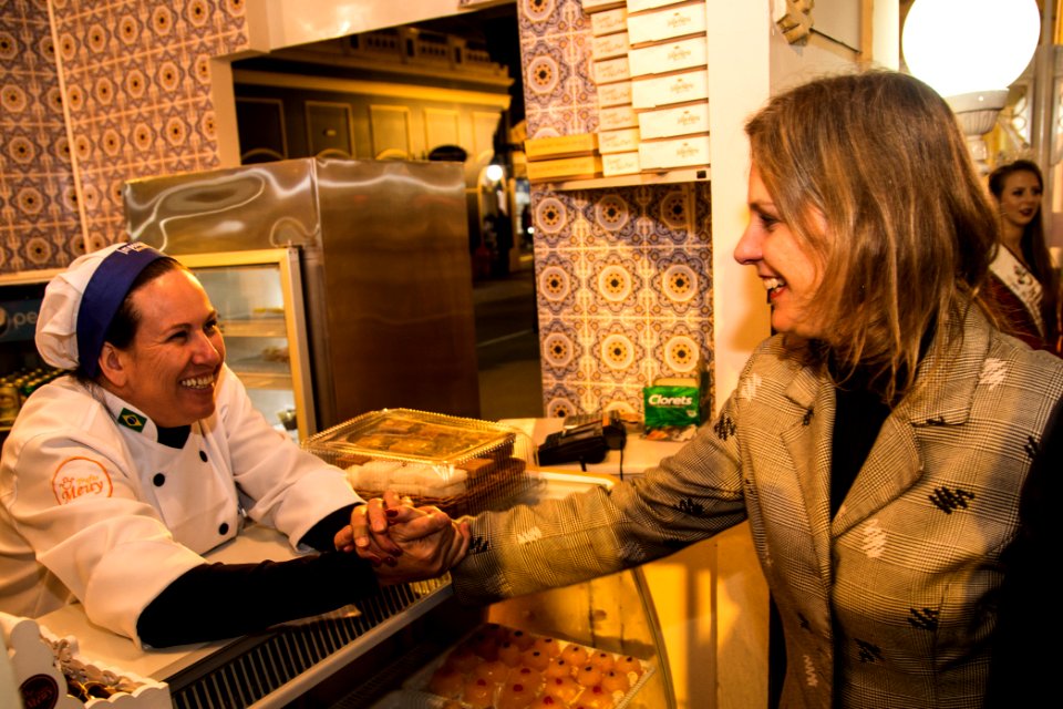 05.06.2018 - Prefeita Paula Mascarenhas e o vice Idemar Barz durante a abertura da 26ª Fenadoce no Centro de Eventos de Pelotas - Foto: Gustavo Vara