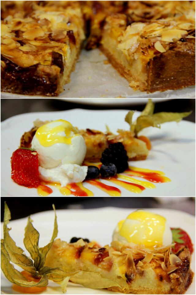 Sweet food baked