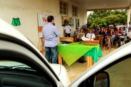 06.12.2017 - Prefeita Paula Mascarenhas durante inauguração da Agroindústria Sul Ecológica na Estrada da Gama na colônia de Pelotas