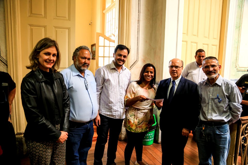17.11.2017 - Prefeita Paula Mascarenhas na reunião do GGI com secretário de Segurança Pública do Estado, Cezar Schirmer