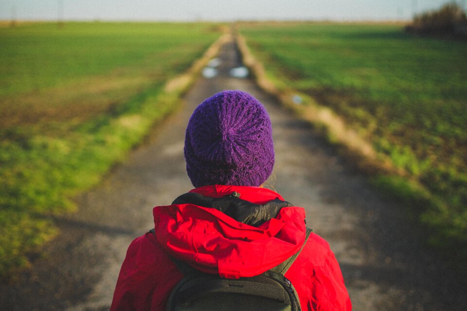 Path direction person