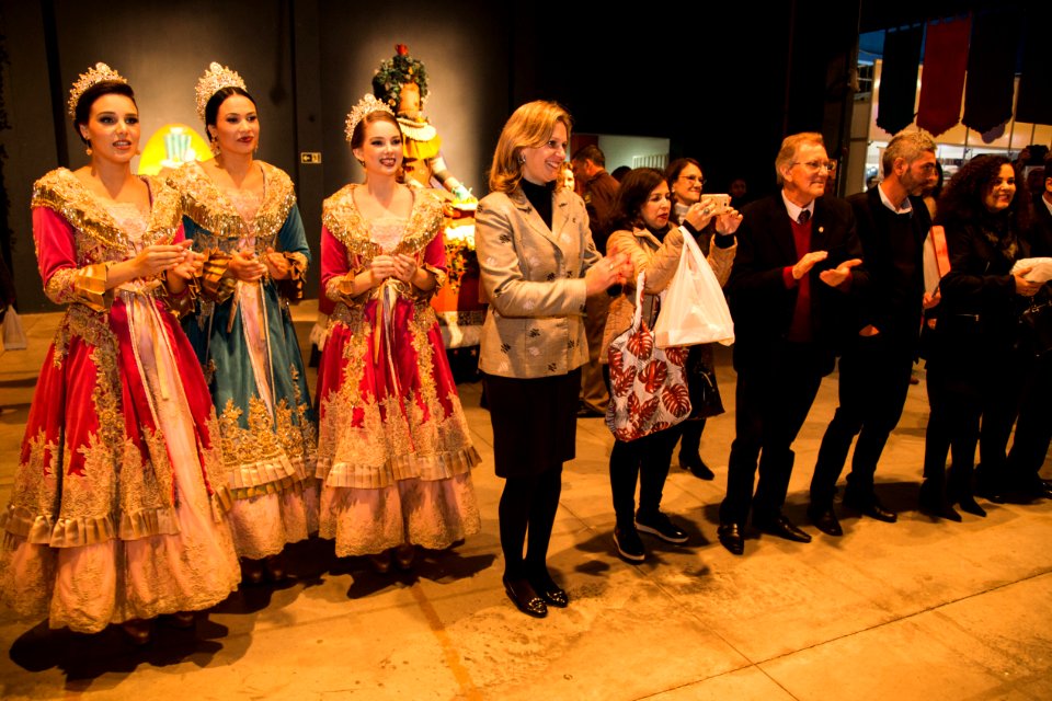 05.06.2018 - Prefeita Paula Mascarenhas e o vice Idemar Barz durante a abertura da 26ª Fenadoce no Centro de Eventos de Pelotas - Foto: Gustavo Vara