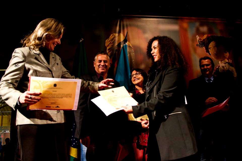 05.06.2018 - Prefeita Paula Mascarenhas e o vice Idemar Barz durante a abertura da 26ª Fenadoce no Centro de Eventos de Pelotas - Foto: Gustavo Vara