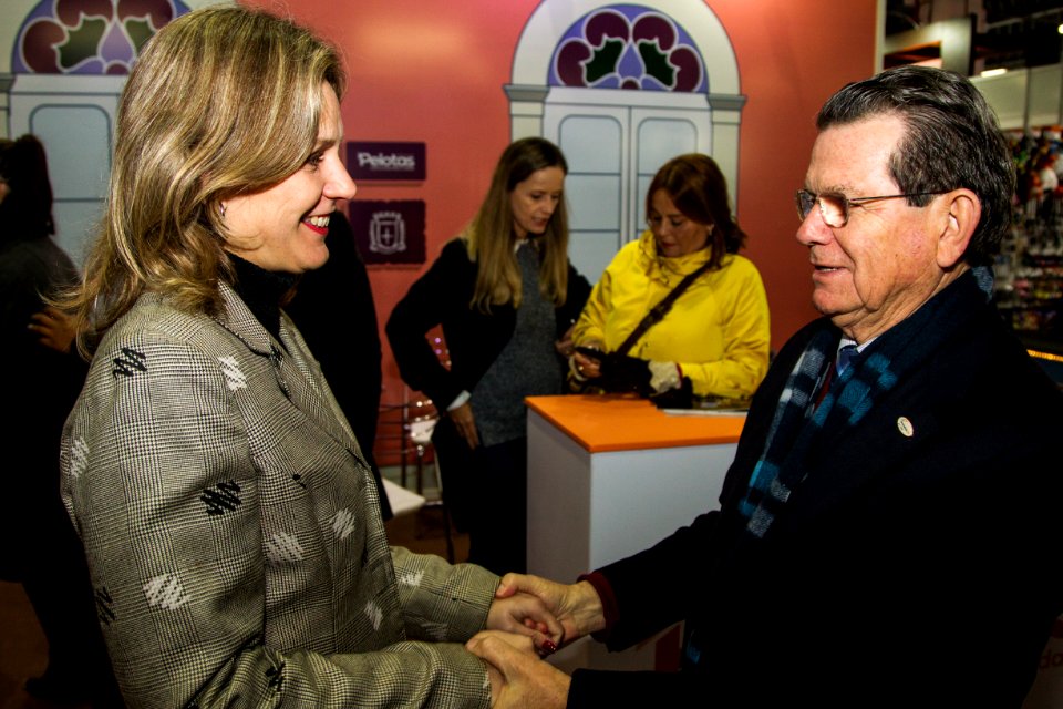 05.06.2018 - Prefeita Paula Mascarenhas e o vice Idemar Barz durante a abertura da 26ª Fenadoce no Centro de Eventos de Pelotas - Foto: Gustavo Vara