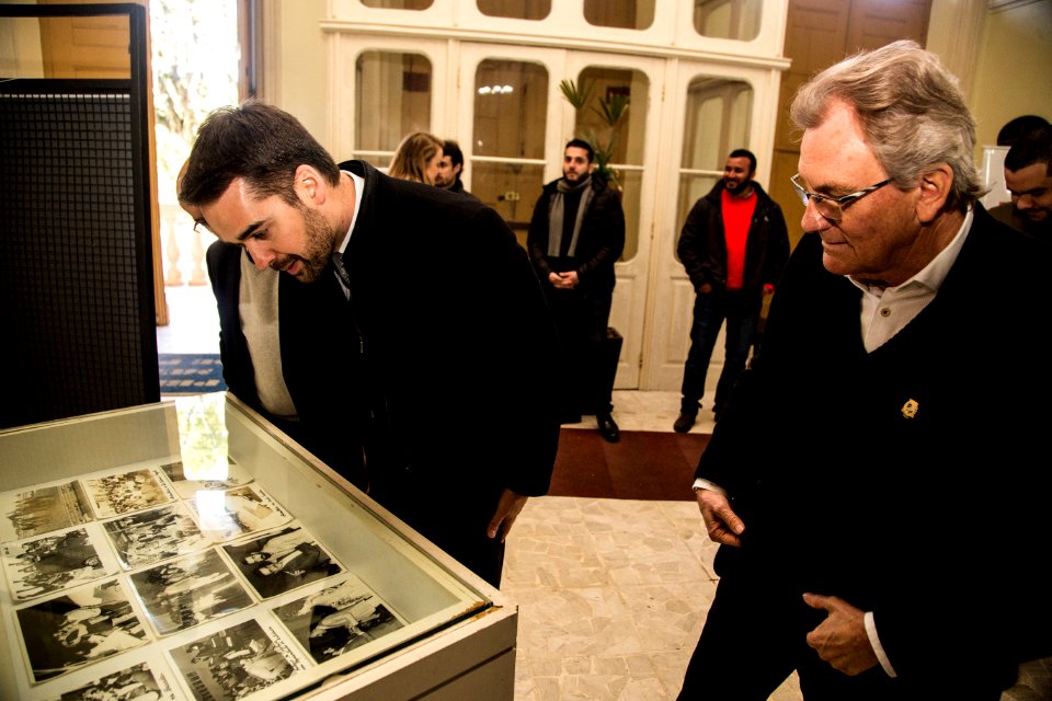 03.08.2019 - Governador Eduardo Leite visita a Exposição fotográfica Bernardo de Souza em dois tempos - Foto: Gustavo Vara