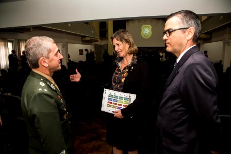 06.12.2018 - Prefeita Paula Mascarenhas recebe a medalha Tiradentes no Palácio da Policia em Porto Alegre - Foto: Gustavo Vara
