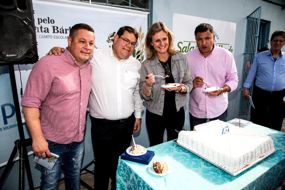 22.10.2018 - Prefeita Paula Mascarenhas durante cerimônia de 50 anos da Barragem Santa Bárbara - Foto: Gustavo Vara
