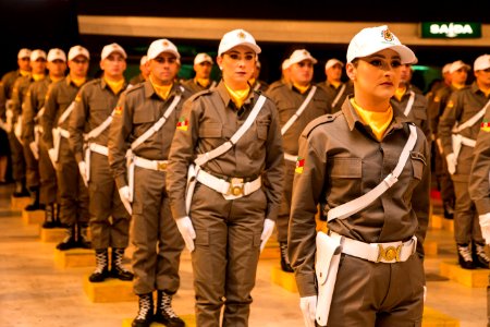 03.08.2019 - Formatura do Curso Básico de Formação de Policial Militar, Polo Pelotas, com a presença do governador Eduardo Leite - Foto: Gustavo Vara