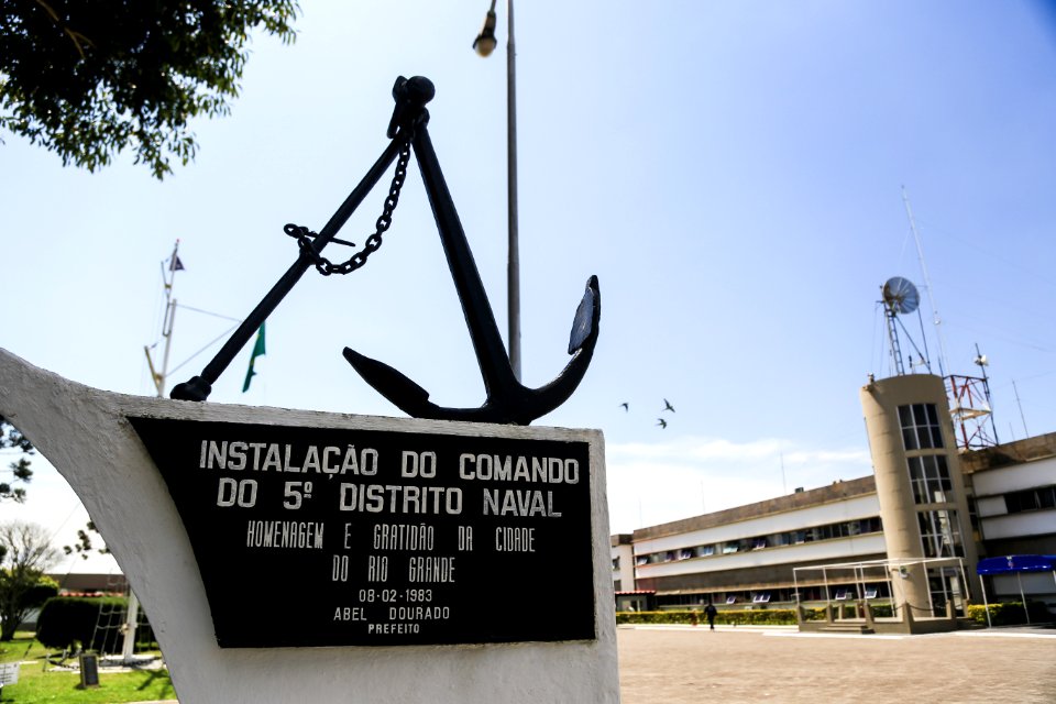 26.09.2018 - Prefeita Paula Mascarenhas durante reunião almoço com o  vice-Almirante José Renato de Oliveira, Comandante do 5º Distrito Naval em Rio Grande - Foto: Gustavo Vara