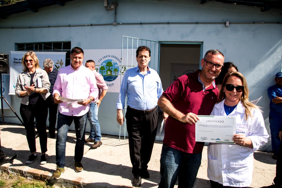 22.10.2018 - Prefeita Paula Mascarenhas durante cerimônia de 50 anos da Barragem Santa Bárbara - Foto: Gustavo Vara