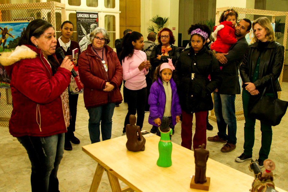 05.09.2018 - Prefeita Paula Mascarenhas na cerimônia de abertura do evento Lanceiros Negros - Conjunto de Exposições de Arte e Cultura Negra - Foto: Gustavo Vara