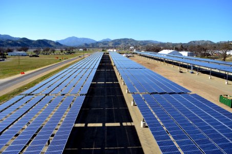 Solar project at Fort Hunter Liggett